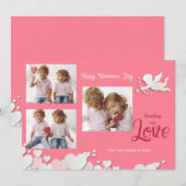 Valentinstag-Karte des Kupiden-Fotos Feiertagskarte (Vorne/Hinten)