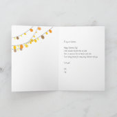 Valentinstag-Karte des niedlichen Love-Bird Karte (Innenseite)