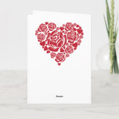 Valentinstag-Karte des Violetdrachenpaares Karte (Rückseite)