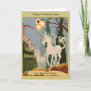 Valentinstag-Karte des Zauberers Special Friend Un Karte