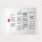 Valentinstag-Karte, die ich noch immer trage Wandteppich (Vorderseite (Horizontal))