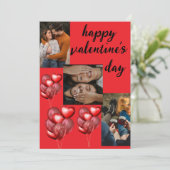 Valentinstag-Karte Einladung (Stehend Vorderseite)