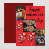 Valentinstag-Karte Einladung (Vorne/Hinten)