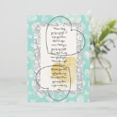 Valentinstag-Karte Einladung (Stehend Vorderseite)