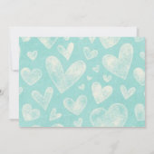 Valentinstag-Karte Einladung (Rückseite)