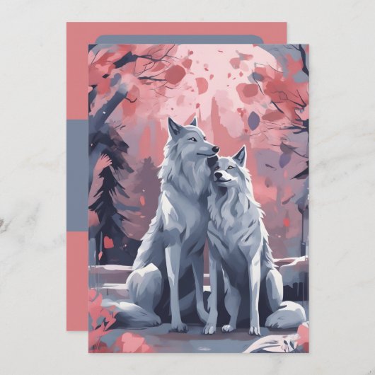 Valentinstag-Karte Feiertagskarte (Vorne/Hinten)