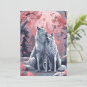 Valentinstag-Karte Feiertagskarte (Stehend Vorderseite)