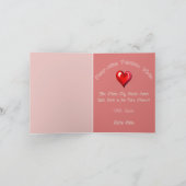 Valentinstag-Karte Feiertagskarte (Innenseite)