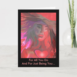 Valentinstag-Karte Feiertagskarte