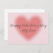 Valentinstag-Karte Feiertagskarte (Vorne/Hinten)