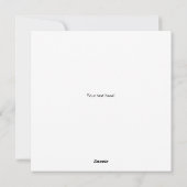 Valentinstag-Karte Feiertagskarte (Rückseite)