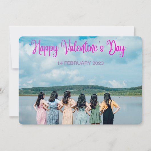 Valentinstag-Karte Feiertagskarte (Vorderseite)