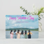 Valentinstag-Karte Feiertagskarte (Stehend Vorderseite)