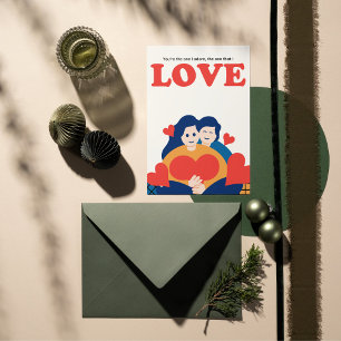Valentinstag-Karte Feiertagskarte