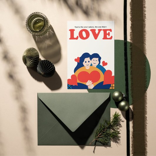 Valentinstag-Karte Feiertagskarte