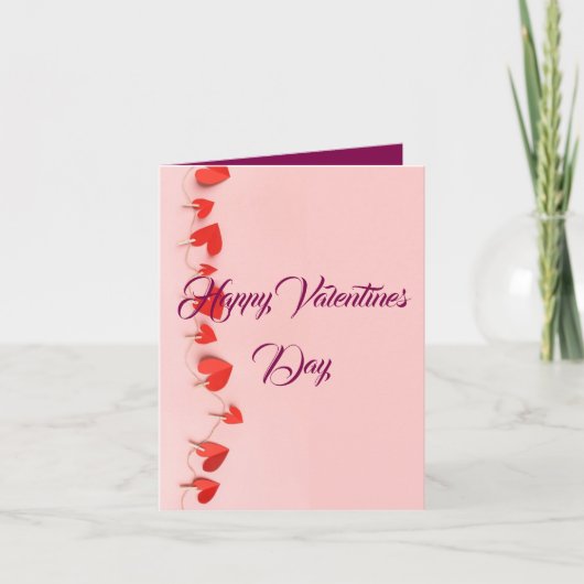 Valentinstag-Karte Feiertagskarte (Vorderseite)