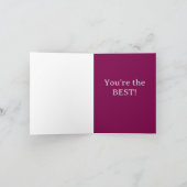 Valentinstag-Karte Feiertagskarte (Innenseite)