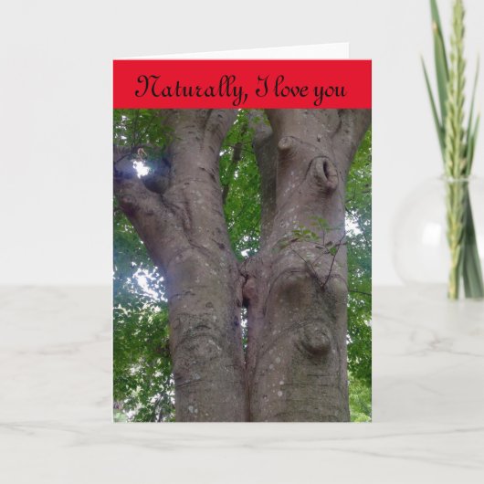 Valentinstag Karte für alle Naturliebhaber! (Vorderseite)