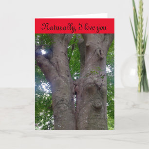 Valentinstag Karte für alle Naturliebhaber!