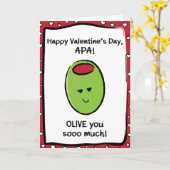 Valentinstag-Karte für Apa Karte (Gelbe Blume)