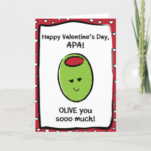 Valentinstag-Karte für Apa Karte