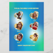 Valentinstag-Karte für Bachelorette Flyer (Hinten)