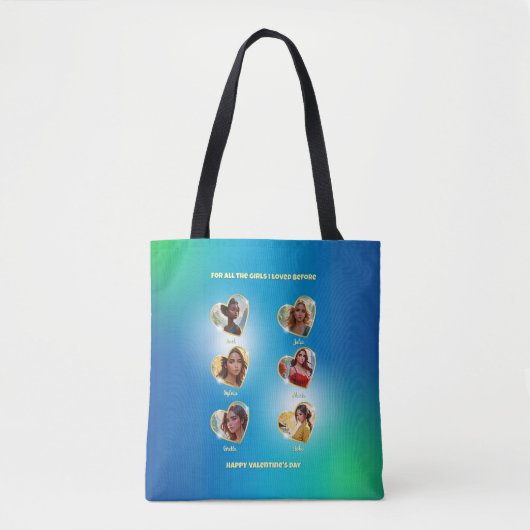 Valentinstag-Karte für Bachelorette Tasche (Vorderseite)