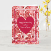 Valentinstag-Karte für besondere Mama mit Blume Karte (Gelbe Blume)