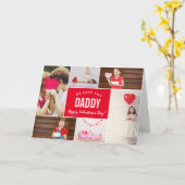 Valentinstag-Karte für den Vater in FotoCollage Karte (Gelbe Blume)