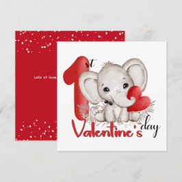 Valentinstag-Karte für einen kleinen Jungen Karte