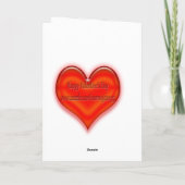 Valentinstag-Karte für Enkel Feiertagskarte (Rückseite)