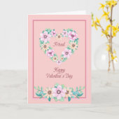 Valentinstag-Karte für Freundinnen Karte (Gelbe Blume)