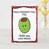 Valentinstag-Karte für Fu Karte (Gelbe Blume)