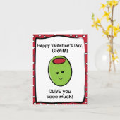 Valentinstag-Karte für Gram Karte (Gelbe Blume)