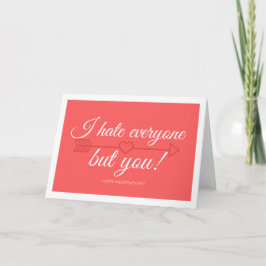 Valentinstag-Karte für Introvertierte Feiertagskarte