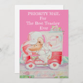 Valentinstag-Karte für Lehrer Feiertagskarte (Vorne/Hinten)