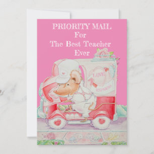 Valentinstag-Karte für Lehrer Feiertagskarte