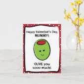 Valentinstag-Karte für Mama Karte (Gelbe Blume)