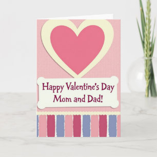 Valentinstag-Karte für Mama und Papa Karte