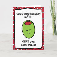 Valentinstag-Karte für Māte