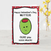 Valentinstag-Karte für Mutter Karte (Gelbe Blume)