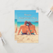 Valentinstag-Karte für personalisiertes benutzerde Karte (Vorderseite/Rückseite Beispiel)