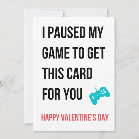 Valentinstag-Karte für sie Feiertagskarte (Vorderseite)