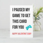 Valentinstag-Karte für sie Feiertagskarte (Stehend Vorderseite)