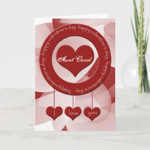 Valentinstag-Karte für spezielle Tante Feiertagskarte