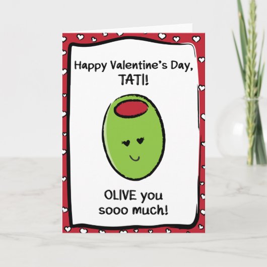 Valentinstag Karte für Tati (Vorderseite)