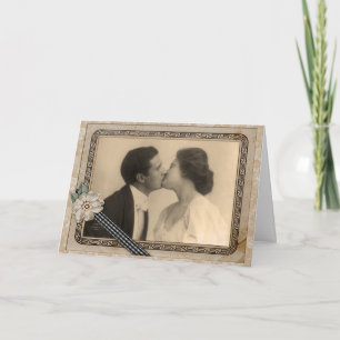 Valentinstag-Karte für Vintage Liebhaber Feiertagskarte