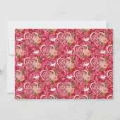 Valentinstag-Karte für Vintages Blumenkohl Feiertagskarte (Rückseite)