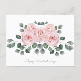 Valentinstag-Karte "Glücklicher Valentinstag" Postkarte