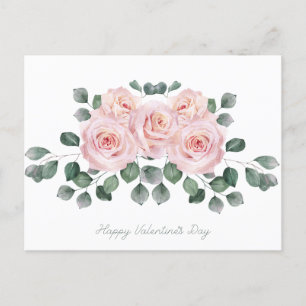 Valentinstag-Karte "Glücklicher Valentinstag" Postkarte